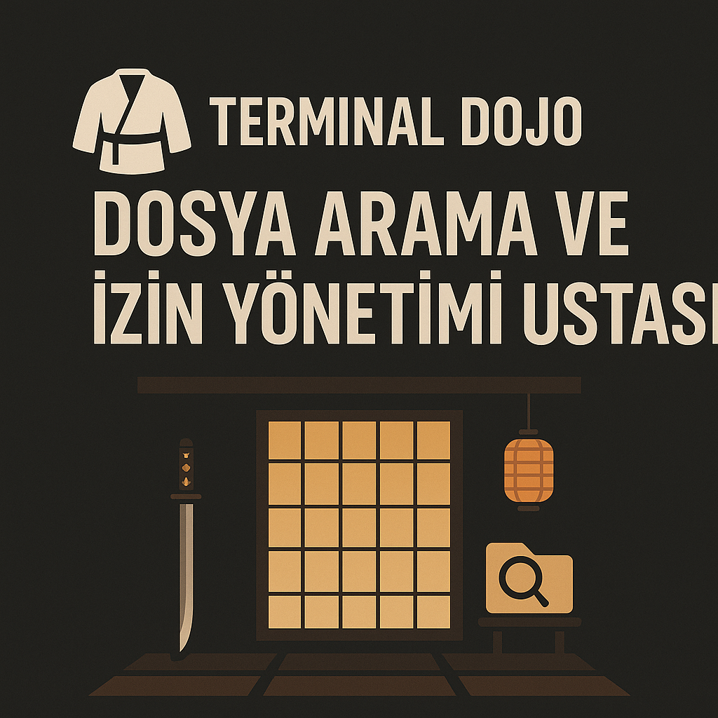 🥋 Terminal Dojo - Dosya Arama ve İzin Yönetimi Ustası